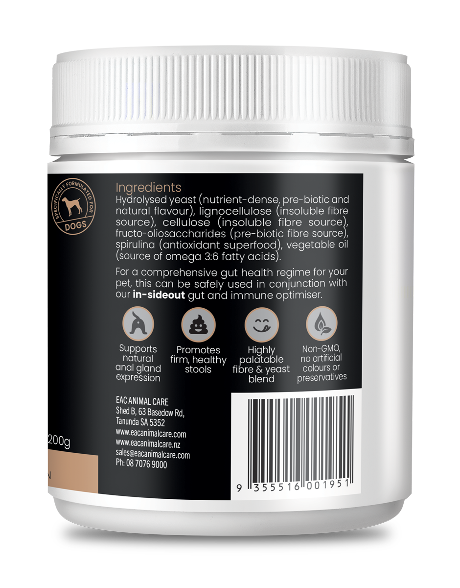 gut & gland Daily Stool Firming & Anal Gland Support for Dogs