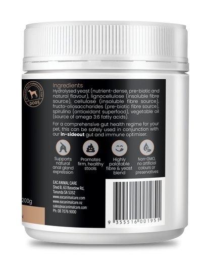 gut &amp; gland Daily Stool Firming &amp; Anal Gland Support for Dogs