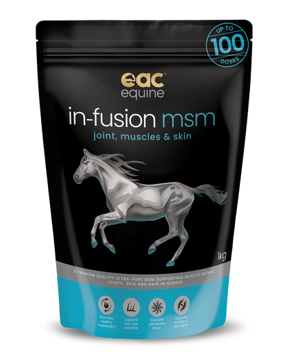 🎁 in-fusion msm - Ultra Pure Methylsulfonylmethane Joint Supplement For Horses, Dogs &amp; Cats (10% off)